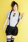 natsukawa_jun ponytail shorts sunglasses suspenders thighhighs tshirt rating:Safe score:0 user:nil!