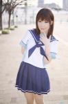anegasaki_nene cosplay love_plus myumyu pleated_skirt sailor_uniform school_uniform skirt rating:Safe score:0 user:nil!