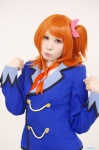 aikatsu! ame blazer blouse cosplay oozora_akari orange_hair school_uniform side_ponytail rating:Safe score:0 user:nil!
