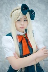 aisuba blonde_hair blouse cosplay hairbow jumper sonia_nevermind super_dangan-ronpa_2 rating:Safe score:0 user:nil!