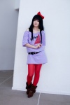 akiyama_mio boots cosplay dress hairbow k-on! pantyhose tank_top yuuna rating:Safe score:2 user:nil!