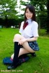 blouse bookbag kneesocks pleated_skirt sakurai_yurino school_uniform skirt sock_pull rating:Safe score:0 user:nil!