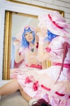 blue_hair cosplay dress hat maropapi mirror remilia_scarlet socks touhou touhou_ningyou_fuminori_shirizu_2 wings rating:Safe score:0 user:nil!