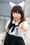 animal_ears blouse cat_ears cosplay kagami_kuro kodomo_no_jikan school_uniform skirt tomoyo rating:Safe score:0 user:nil!