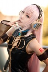 armband cosplay default_costume detached_sleeves headset ibara megurine_luka pink_hair vocaloid rating:Safe score:1 user:nil!