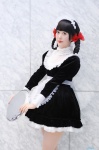 apron cosplay dress hairband maid maid_uniform pantyhose sheer_legwear tagme_character tagme_series tsugihagi_mishin twin_braids rating:Safe score:0 user:nil!