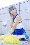 cheerleader cosplay ibara nagato_yuki silver_hair suzumiya_haruhi_no_yuuutsu rating:Safe score:0 user:Log