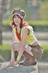 boots cosplay hat hoodie miniskirt misaki_shiki red_hair skirt subarashiki_kono_sekai tamago tank_top rating:Safe score:0 user:nil!