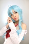blouse blue_hair cosplay denpa_onna_to_seishun_otoko school_uniform tomiaaaaaaa touwa_erio rating:Safe score:4 user:DarkSSA
