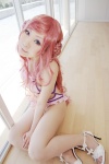 bikini code_geass cosplay euphemia_li_britannia halter_top pink_hair swimsuit tatsuki water_lily rating:Safe score:2 user:nil!
