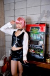 blouse choker cosplay croptop miniskirt pachi-slot_sengen_rio_de_carnival pink_hair rio_rollins_tachibana skirt tachibana_minami vest rating:Safe score:0 user:nil!