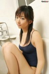 bathroom bathtub cleavage kawamoto_yuka misty_162 one-piece_swimsuit swimsuit rating:Safe score:0 user:nil!
