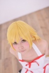 bakemonogatari blonde_hair cosplay dress nisemonogatari oshino_shinobu tometo_kamu rating:Safe score:0 user:Kryzz