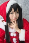cosplay k-on! nakano_azusa nana_(iv) santa_costume stocking_cap twintails rating:Safe score:1 user:pixymisa