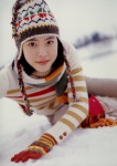gloves jeans juri_first knit_hat scarf snow sweater ueno_juri rating:Safe score:0 user:nil!