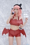 amane_(iii) amulet_devil cat_hat cosplay halter_top hinamori_amu pink_hair shorts shugo_chara! twintails wings rating:Safe score:0 user:nil!