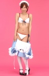 apron bikini cleavage costume dress hairband maid maid_uniform open_clothes sekiguchi_honoka side-tie_bikini swimsuit thighhighs rating:Safe score:1 user:nil!
