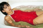 bathroom bathtub dgc_0992 one-piece_swimsuit sakai_ran swimsuit wet rating:Safe score:0 user:nil!