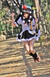 amatsuka_miyu blouse cosplay fan kneesocks pleated_skirt shameimaru_aya skirt tokin_hat touhou wings rating:Safe score:1 user:nil!