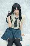 black_legwear blouse boku_wa_tomodachi_ga_sukunai cosplay mikazuki_yozora pleated_skirt satou school_uniform skirt thighhighs zettai_ryouiki rating:Safe score:0 user:nil!