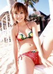 bikini cleavage kiguchi_aya ponytail side-tie_bikini swimsuit temptation rating:Safe score:2 user:nil!