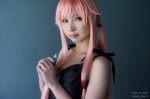 cosplay dress gasai_yuno kanda_midori mirai_nikki pink_hair twintails rating:Safe score:4 user:nil!