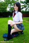 blouse bookbag kneesocks pleated_skirt sakurai_yurino school_uniform skirt sock_pull rating:Safe score:0 user:nil!