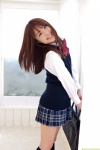 blouse bookbag costume dgc_0817 kneesocks mihiro pleated_skirt school_uniform skirt sweater_vest rating:Safe score:1 user:nil!