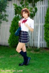 blouse bookbag kanon_(ii) kneesocks pleated_skirt school_uniform skirt rating:Safe score:0 user:nil!