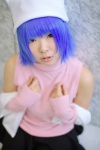 blue_hair cat_hat cosplay detached_sleeves kitazato_shigure natsume_megumi pleated_skirt skirt snow_(game) sweater turtleneck rating:Safe score:1 user:nil!