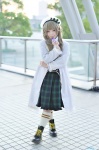 beret blonde_hair blouse boots cosplay jacket kneesocks no-rin skirt suzuki_akari vest yukako rating:Safe score:1 user:nil!