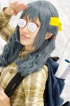 backpack blouse blue_hair cosplay glasses headband makishima_saori nasuvi ore_no_imouto_ga_konna_ni_kawaii_wake_ga_nai twintails rating:Safe score:0 user:pixymisa