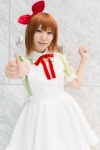 apron cosplay dress hairbow hirasawa_yui k-on! petticoat scarf yaya rating:Safe score:0 user:pixymisa