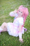 boots bow cosplay pink_hair pink_princess riina six_heart_princess skirt tiara rating:Safe score:1 user:Kryzz