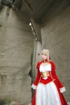 blonde_hair braid cosplay dress fate/series fate/stay_night kamui_arisa red_moon saber rating:Safe score:0 user:nil!