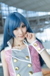 blouse blue_hair cosplay idolmaster kisaragi_chihaya tam wristband rating:Safe score:0 user:pixymisa