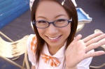 anna_miller's apron blouse cosplay glasses hairband tokito_ami waitress waitress_uniform rating:Safe score:0 user:nil!