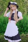 apron blonde_hair blouse braid cosplay jumper kiri_(ii) kirisame_marisa touhou witch_hat rating:Safe score:0 user:nil!
