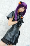 blouse cosplay gloves miniskirt original purple_hair rinami skirt rating:Safe score:4 user:nil!