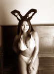 animal_ears bikini bunny_ears cleavage hoodie matsugane_youko ns_eyes_180 swimsuit rating:Safe score:1 user:nil!