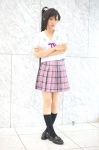 cosplay hentai_ouji_to_warawanai_neko kneesocks nasuvi pantyhose pleated_skirt ponytail sailor_uniform school_uniform skirt tsutsukakushi_tsukushi rating:Safe score:1 user:nil!