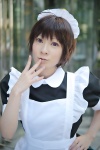 apron cosplay dress hairband idolmaster kikuchi_makoto maid maid_uniform maropapi rating:Safe score:1 user:nil!
