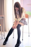 blouse dgc_0976 pleated_skirt school_uniform skirt sweater_vest tanaka_natsuko thighhighs zettai_ryouiki rating:Safe score:0 user:nil!
