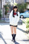 akiloveschool blouse cardigan cosplay itsuki_akira kneesocks original pleated_skirt school_uniform skirt rating:Safe score:1 user:nil!