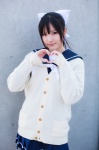 <3 blouse cardigan cosplay hairbow love_plus pleated_skirt sailor_uniform scarf_tie school_uniform skirt takane_manaka tsubasa_(iii) rating:Safe score:0 user:pixymisa