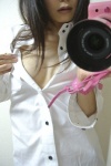 aisaka_megumi camera cleavage dress_shirt open_clothes self-shot rating:Safe score:2 user:nil!