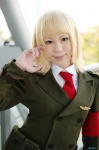 aiba_ai armband blonde_hair blouse cosplay dolls kamijou_riku tie trench_coat rating:Safe score:0 user:nil!