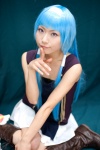 blue_hair boots cosplay hairband ibara kannagi nagi pleated_skirt skirt tank_top wand rating:Safe score:0 user:nil!