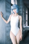 ayanami_rei blue_hair cosplay mike neon_genesis_evangelion one-piece_swimsuit rebuild_of_evangelion swimsuit rating:Safe score:1 user:nil!
