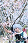 blouse cosplay hairband jigoku_yuugi katana konpaku_youmu silver_hair sword touhou vest rating:Safe score:0 user:nil!